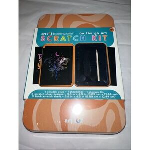 Art 101 Mini Art 101 Scratch Art Travel Kit   (BRAND NEW SEALED)
